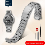GM2100 Kellarihm Casio G-SHOCK 5611 GM-2100 GBM-2100 jaoks Muudetud roostevabast terasest kellarihm 16mm kumer ots meeste metallist k&auml;ev&otilde;ru GM2100 GBM2100 h&otilde;be