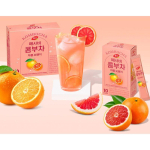 Kombucha teepulbri pulgakesed Greibi-apelsini maitsega 5g x 30 kotikest Korea stiilis tsitrusvilja tee 1box (30ea) beige