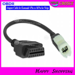 OBD2 Kawasaki 4-pin kaabel 16-pin OBD2 mootorratta diagnostikaadapteri &uuml;henduskaabel Z250 Z650 Z900 ER6N EX650F Ninja400 jaoks