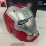 Marvel Comics Raudmehe Kiiver Elektriline Kantav Mask 1:1 Automaatne Avamine ja Sulgemine Mudel Tegelased T&auml;iskasvanute M&auml;nguasjad S&uuml;nnip&auml;evakingitus gray