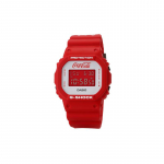 Casio CASIOx Coca-Cola 200 meetrit veekindel kvartsliikumine vaikrihm Jaapani ja Korea kell meestele ja naistele punane sihverplaat DW5600CC23 DW-5600CC23-4 punane