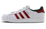 Adidas Originals Superstar kingad 'Valge &Uuml;likoolipunane Roheline' D96974 43⅓