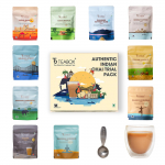 Teabox Autentne India V&uuml;rtsikas Chai Proovipakk | 10 Unikaalset Chai Segu &times; 30g | 300g (10,58 untsi) Kokku | Ei sisalda kunstlikke l&otilde;hna- ja maitseaineid | V&auml;ikeses partiis valmistatud