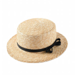 Naturaalne nisuk&otilde;rs Boater Fedora &Uuml;lemine Lame M&uuml;ts Naistele Suvine Rannik Lame &Auml;&auml;rise M&uuml;ts Vibu Pael Puhkusepeoks 56-58cm women medium