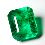 8,45 ct looduslik Muzo Colombia smaragd smaragdl&otilde;ikega SERTIFITSEERITUD lahtine v&auml;&auml;riskivi 13.1 mm Approx roheline