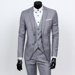 Suurused Slim Fit Meeste Pulmapeo Bleiser &Uuml;likonna Vest Komplekt Formaalne &Auml;rir&otilde;ivad Pulmapidu Kontor Igap&auml;evane Kulumine XXXXXL hall