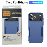 Otter Armor Box Tugev Commuter Telefonikarp IPhone 17 Air 16 E 15 14 13 Pro Max Plus jaoks K&otilde;va Tugevdatud P&otilde;rutuskindel Kaitsekate iPhone 16 Pro Max tumesinine v&auml;rv