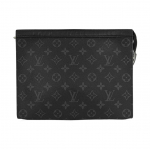 [Kasutatud] Louis Vuitton Pochette Voyage MM 'Must Monogram Eclipse L&otilde;uend' - V&auml;ga Hea #15R1O8Z ONE SIZE
