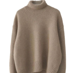 S&uuml;gis Talv K&otilde;rge Kraega Ka&scaron;miirkampsun Naised Puhas Ka&scaron;miir Paks Kootud Pullover Kampsun Naised Lai XL gray