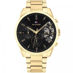 Tommy Hilfiger 1710447 Baker Kronograaf Meeste K&auml;ekell 44mm kuld