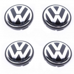 VW Volkswagen Ratta keskkate Embleem Veljekate 56mm 4 tk Jetta 1999-2009 Polo 2002-2015 jaoks