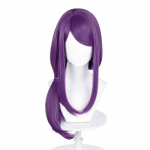 Kvaliteetne Kamishiro Rize Cosplay Parukas 70cm Lilla Kuumakindel S&uuml;nteetiline Juus Anime Cosplay Parukad + Parukakate (as the picture,One Size)
