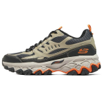 Skechers ARCH FIT AKHIDIME Meeste Hall Must Madalad Vabaajajalatsid V&otilde;rknahk Retro Sport 237358-TPBK 41.5 black