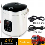 Autok&uuml;psetaja, 12V 24V, kodune/veoauto nutikas riisikeetja broneerimisfunktsiooniga, 2L 12V-220V