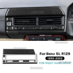 S&uuml;sinikkiust sisekleebis Mercedes Benz SL R129 1990-2002 &otilde;hutusava paneeli katte jaoks Black Left Wheel must
