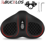 BUCKLOS Suur Jalgrattasadel Ergonoomiline Pehme Jalgrattatool Laiendatud Paksenenud Ninata Rattas&otilde;idu Istmepadi Maantee-MTB jaoks Suur Padi Tool must