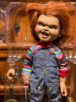 Uus kuum toode Mezco Mds Replika Kummitusnukk Childs Play Laps Chucky H&auml;&auml;lega aktiveeritavad liigutatavad nukud Halloweeni kingitused M&auml;nguasjad Laokaup 38CM