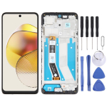 Motorola Moto G73 jaoks OEM LCD-ekraan Digitizer T&auml;ielik kokkupanek Raamiga blue