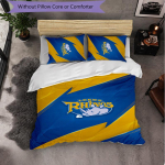 Leeds Rhinos Muster Mikrokiud 3-osaline Voodipesukomplekt Dekoor Tekikott Komplekt Magamistoa Kodu Kasutamiseks 135cm*200cm