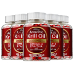 Xemenry Antarktika Krilli&otilde;li 2000mg Pehmekapslid 120 tk &mdash; Omega-3 EPA DHA, Astaksantiin, Igap&auml;evane Heaolu 120*5
