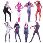 Naiste klassikaline &Auml;mblikmehe Zentai Cosplay kost&uuml;&uuml;m &ndash; Kehale liibuv t&auml;ispikk kombinesoon maskiga, Halloweeni & lavaliste esituste jaoks v&auml;hem pink