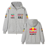 Red Bull F1 Team T&otilde;mblukuga Huppar Verstappen Vormel 1 V&otilde;idus&otilde;idu T&otilde;mblukuga Dressipluus Meestele Naistele Vabaaja Pullover XXL hall