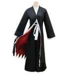 Kvaliteetne Bleach Kurosaki Ichigo Cosplay Kost&uuml;&uuml;m Ajatu keepi disainiga Cloak Only,Tag M=US XS black