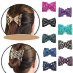 Kvaliteetsed uhiuus veniv Magic Hair Comb Magic Clips topelt juukseklambrid random
