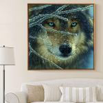 Teemantmaal Hundi ristpistes &uuml;mmargune teemantmosaiik n&auml;put&ouml;&ouml; k&auml;sit&ouml;&ouml; t&auml;isteemant 30x30