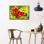 Teemandid liblikas loomad teemanttikandid ristpistes 5d teemantmaaling t&auml;isring teemant 20X30CM