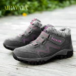 Mood meeste naiste talvesaapad pl&uuml;&uuml;sis soe karusnahk Mugavad libisemiskindlad unisex tossud puuvillased kingad 39 hall/roosa