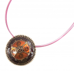 Les Tr&eacute;sors De Lily [A6823] - Collier Cr&eacute;ateur 'Fujia PM' Rose Heleroosa