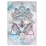 Les Tr&eacute;sors De Lily [Q3250] &ndash; l&otilde;uend 'Boho' sinine hall (hunt) - 60x40 cm sinine