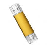 Linkee Micro USB 2.0 Flash Drive OTG Adapter U Disk Thumb Stick Pen telefoniarvuti jaoks 64GB kollane