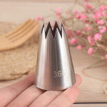 N&auml;pun&auml;iteid k&uuml;psetiste k&uuml;psetamiseks Praktiline #366 Suur avanev t&auml;rniga toruotsik, suhkruga kaetud kooreotsik