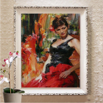 5D DIY Teemantmaal Ristpistes Teemanttikandid Mosaiik Rhinestones pilt Kodukaunistuse kingitus Full Round 20X30CM