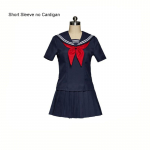 My Hero Academia Cosplay kost&uuml;&uuml;m Boku Himiko Toga Women Sailor JK vormitud plisseeritud seeliku kardiganide komplekt S