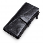 Naiste rahakott Luksuslik ehtsast nahast naiste rahakott, pika siduriga naiste rahakott