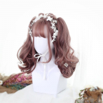 Naiste tukk l&uuml;hikesed juuksed lokkis juuksed igap&auml;evaseks kandmiseks s&uuml;nteetilised juuksed Lolita 30cm