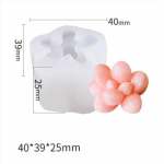 Lihav vedel silikoonvorm Kolmem&otilde;&otilde;tmeline aroomiteraapia k&uuml;&uuml;nlavorm DIY k&auml;sitsi valmistatud seebiga epoks&uuml;vormimisvormid koogivormi k&uuml;psetusseadmed