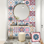 10 tk Roosad romantilised plaadid seinakleebis K&ouml;&ouml;k Backsplash riidekapp Vannitoa renoveerimine Peel & Stick veekindlad kunsti seinakleebised 10cmX10cmX10pcs