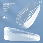 1 paari silikoongeeli k&otilde;rgust suurendav sisetalla kanda t&otilde;stev jalahoolduskaitse 8.5x5.5x3cm