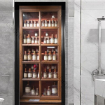 Akna v&auml;lisukse kleebis elutuppa Magamistoa DIY Isekleepuv tapeet Kodusisustus Ukseplakat Renoveerimine Lihtne kleepida 77x200cm(cut 2 pcs)