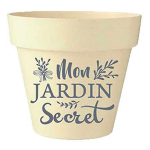 Les Tr&eacute;sors De Lily [Q6400] &ndash; bambusest istutusmasin  Messages  beež hall (Minu salajane aed) -  17x18 cm beež