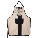 Les Tr&eacute;sors De Lily [R6605] - Puuvillane k&ouml;&ouml;gip&otilde;ll 'Barbecue Plancha' beež must - 90x70 cm (tippkokk) beež