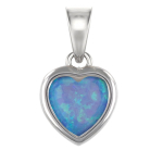 Les Tr&eacute;sors De Lily [R7276] &ndash; h&otilde;bedane ripats 'Goddess Opal' h&otilde;besinine (roodiumiga kaetud) - 7x7mm (s&uuml;da) sinine