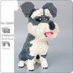 16049 Animal World Standard &Scaron;nautseri Koerte Sit Lemmikloomnuku Mudel Mini Teemantklotsid Tellised Ehitusm&auml;nguasi lastele ilma kastita