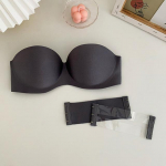 FINETOO Seksikad Olkaimeta Rinnahoidjad Naiste Juhtmeta Bralette Pehme Naiste Aluspesu Naiste &Otilde;mblusteta Rinnahoidjad N&auml;htamatu rinnahoidja 2 tk rihmadega 32