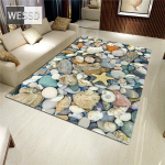 3D kivist suur vaip elutuppa V&auml;rviline munakivist tr&uuml;kitud flanellist k&auml;snvaip magamistoa jaoks k&ouml;&ouml;gimatt libisemisvastane vannituba 80x120cm 1pcs
