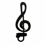 Noot seinalamp Must Treble Clef Quarter Note topeltnoot kontoripoe seinale &otilde;ue veranda garaažiuks Kingitused kodukaunistuseks